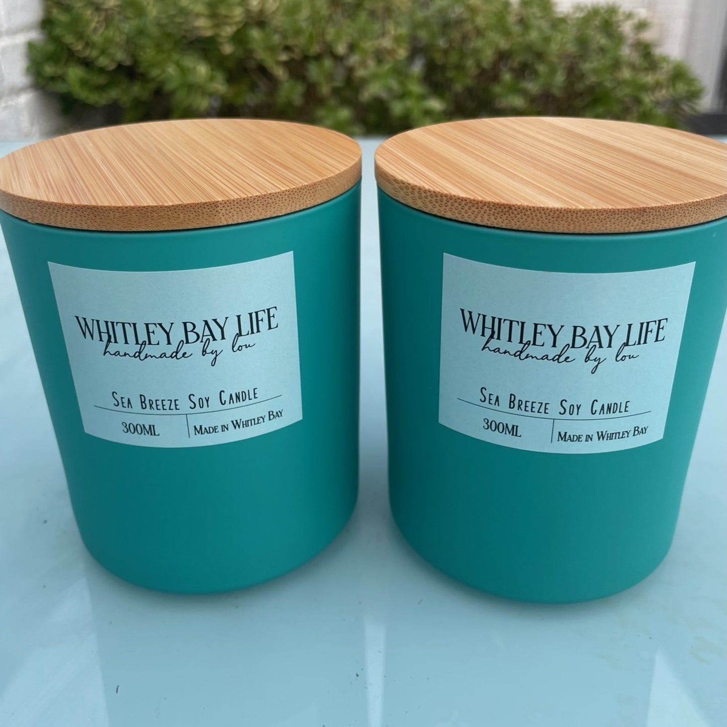 Limited Edition Soy Candle Glass - Teal